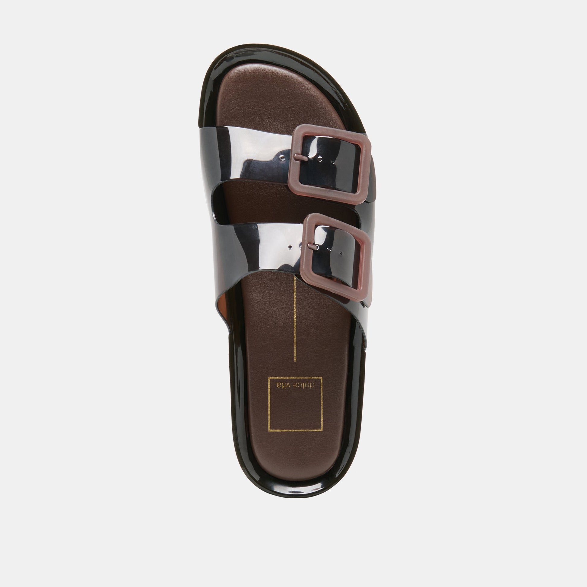 Dolce Vita JULIO X Chocolate Vinyl Jelly Platform Sandals