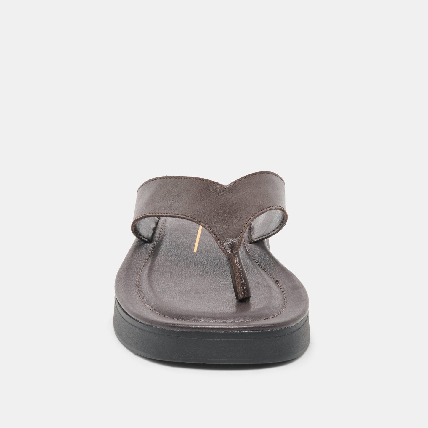 Dolce Vita BLAYZE Dk Chocolate Leather Platform Flip-Flop Sandals