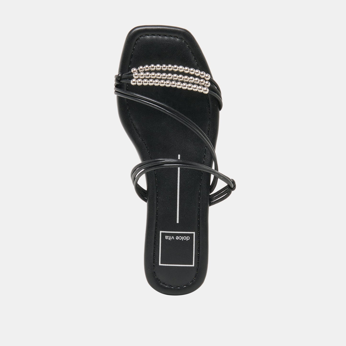 Dolce Vita LYNDEE BEAD Black Stella Strappy Open-Toe Sandals