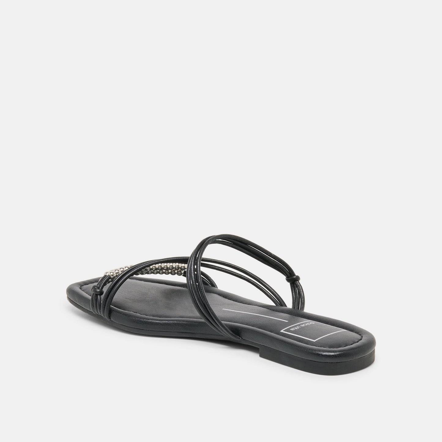 Dolce Vita LYNDEE BEAD Black Stella Strappy Open-Toe Sandals