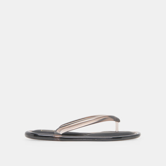 Dolce Vita JOZEY Black Jelly Flip-Flop Sandals
