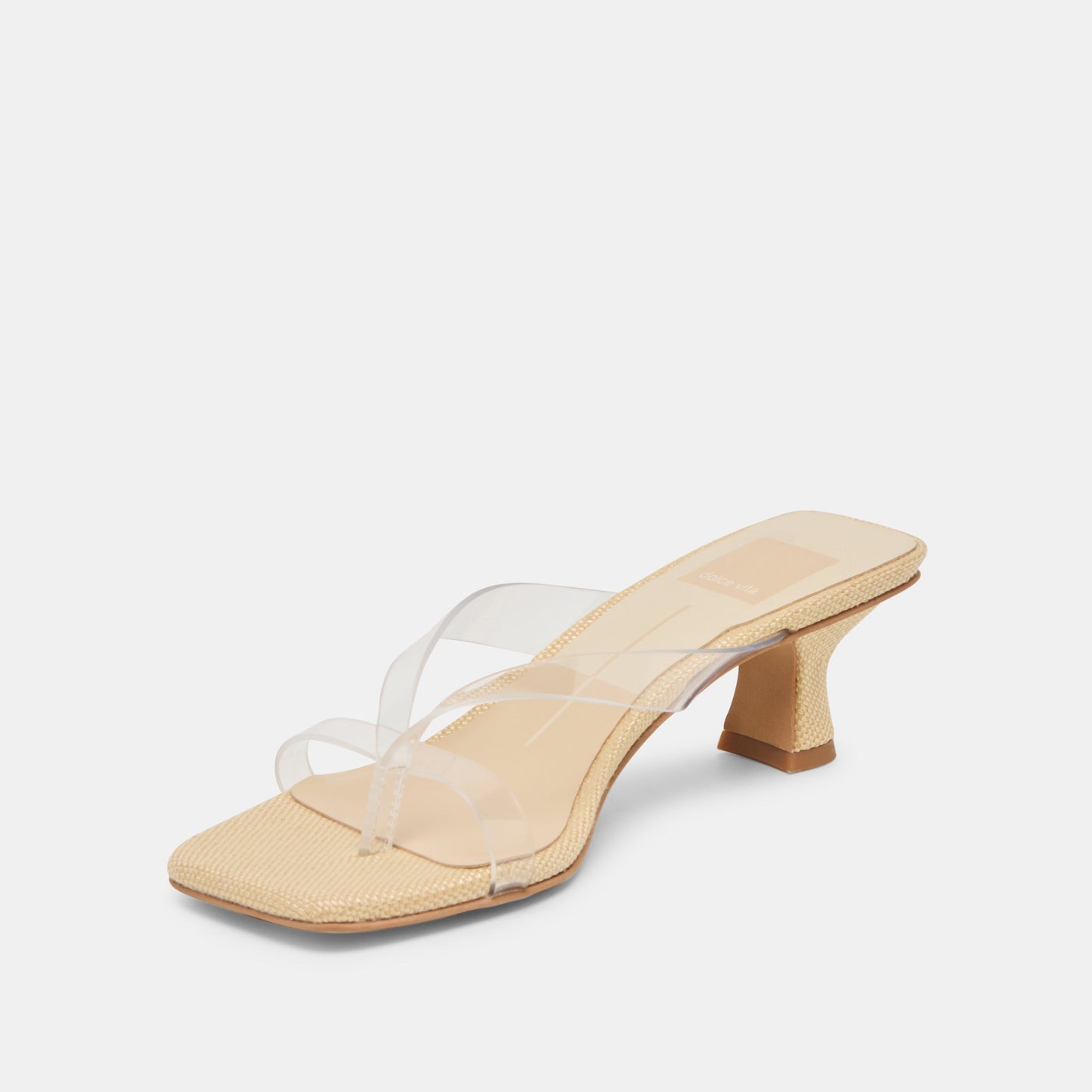 Dolce Vita Brevel Vinyl Wide Crystal Jelly Heels