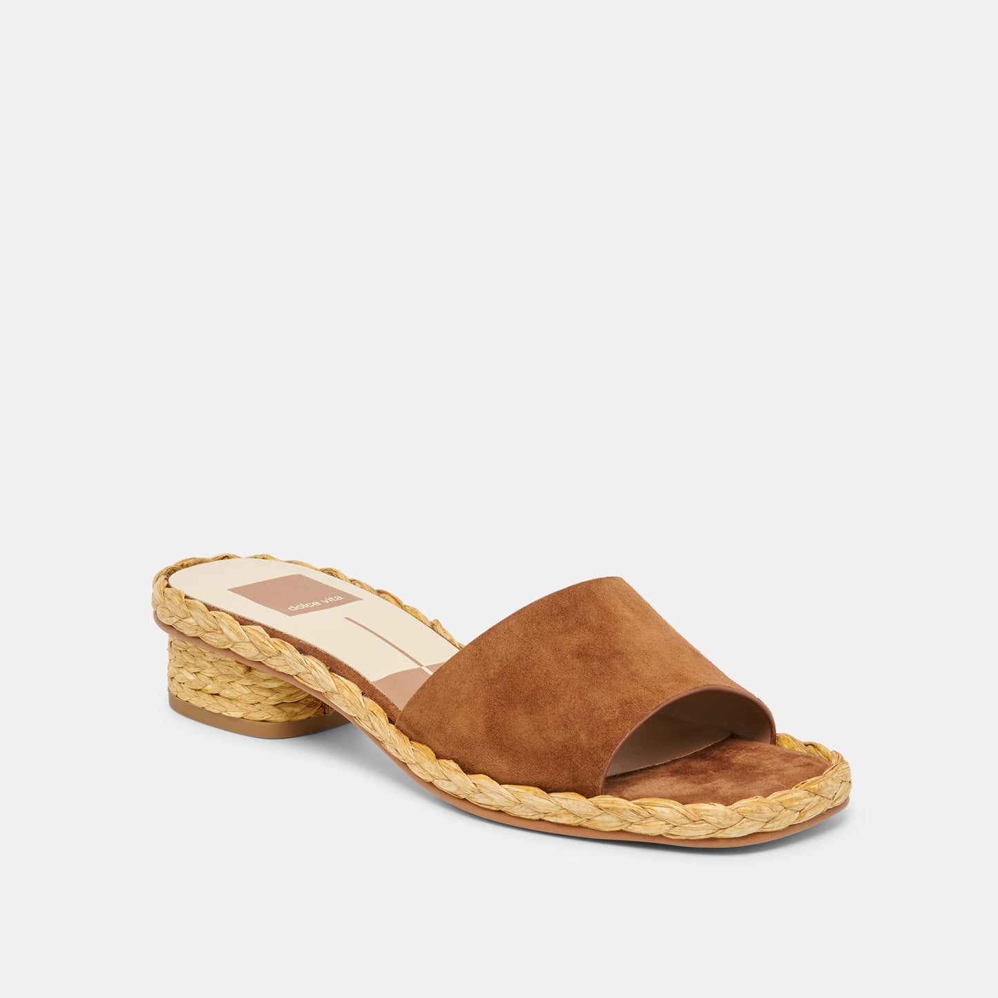 Dolce Vita Dixi Wide Brown Suede Sandals
