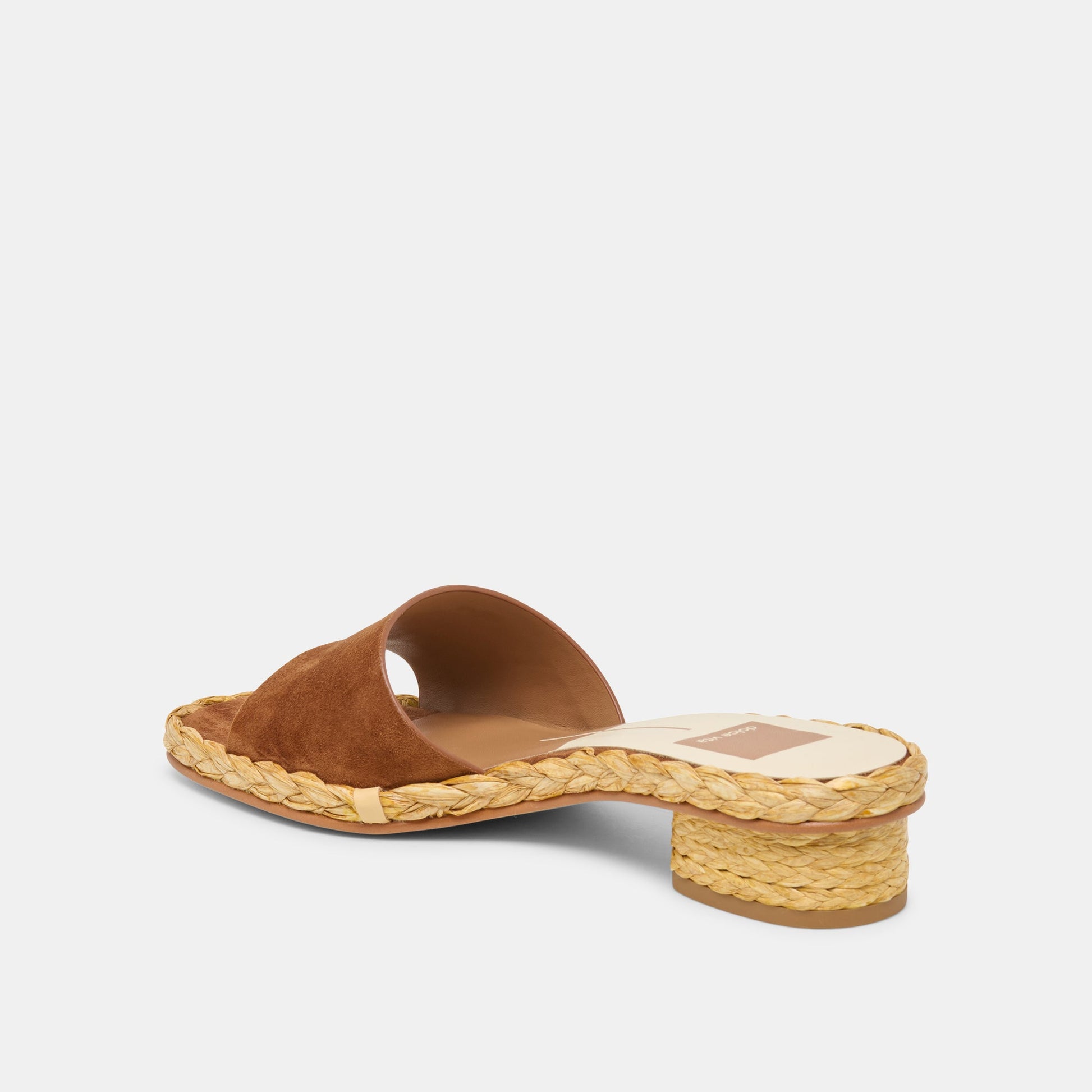 Dolce Vita Dixi Wide Brown Suede Sandals