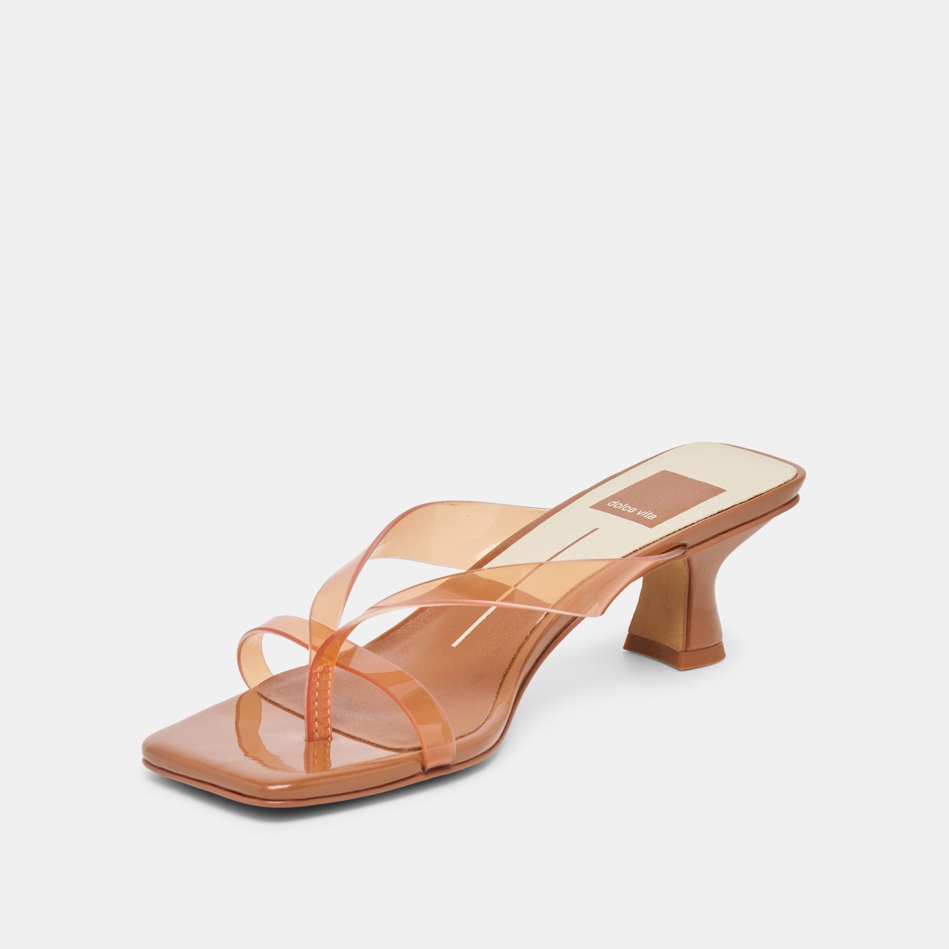 Dolce Vita Brevel Vinyl Wide Whiskey Jelly Heels