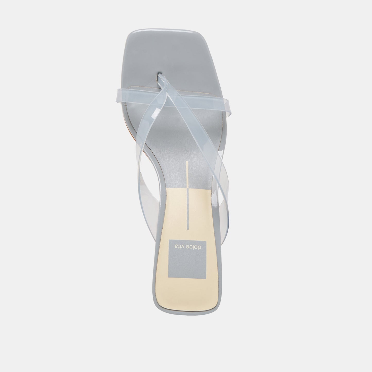 Dolce Vita Brevel Vinyl Wide Dusty Blue Jelly Heels