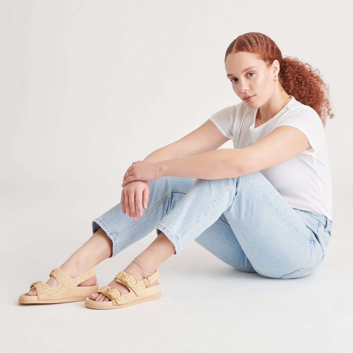 Dolce Vita STARLA CROCHET SANDALS NATURAL KNIT
 – Dolce Vita