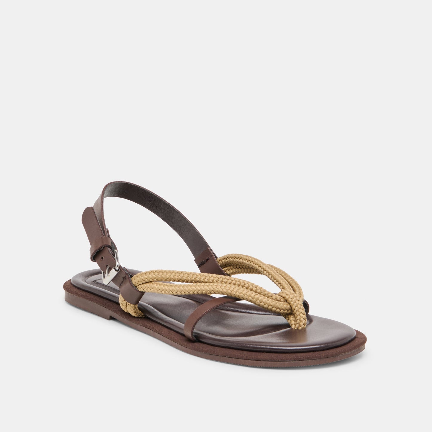 Dolce Vita Reed Dk Brown Leather Sandals