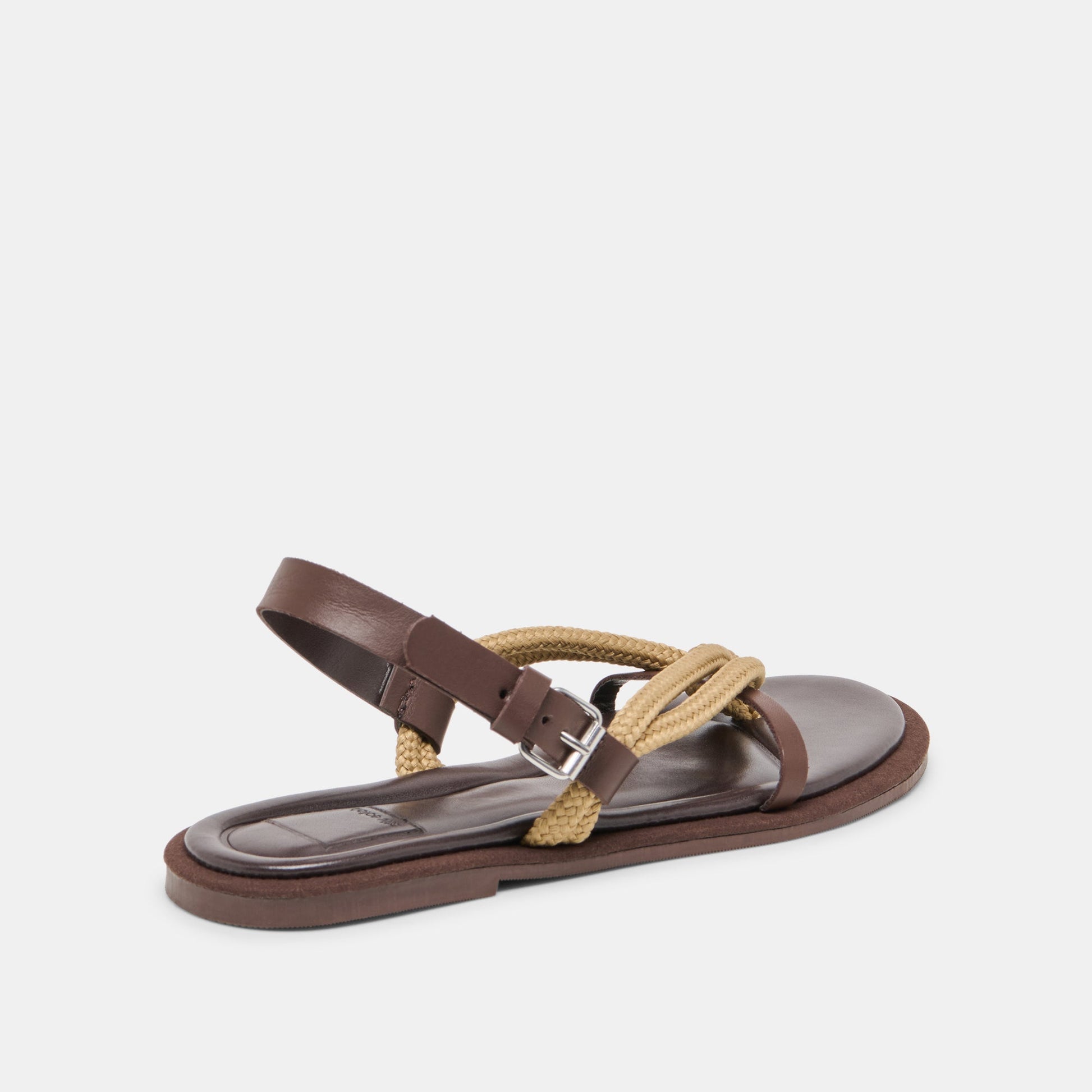 Dolce Vita Reed Dk Brown Leather Sandals