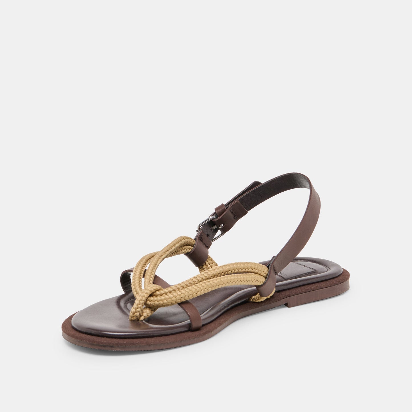 Dolce Vita Reed Dk Brown Leather Sandals