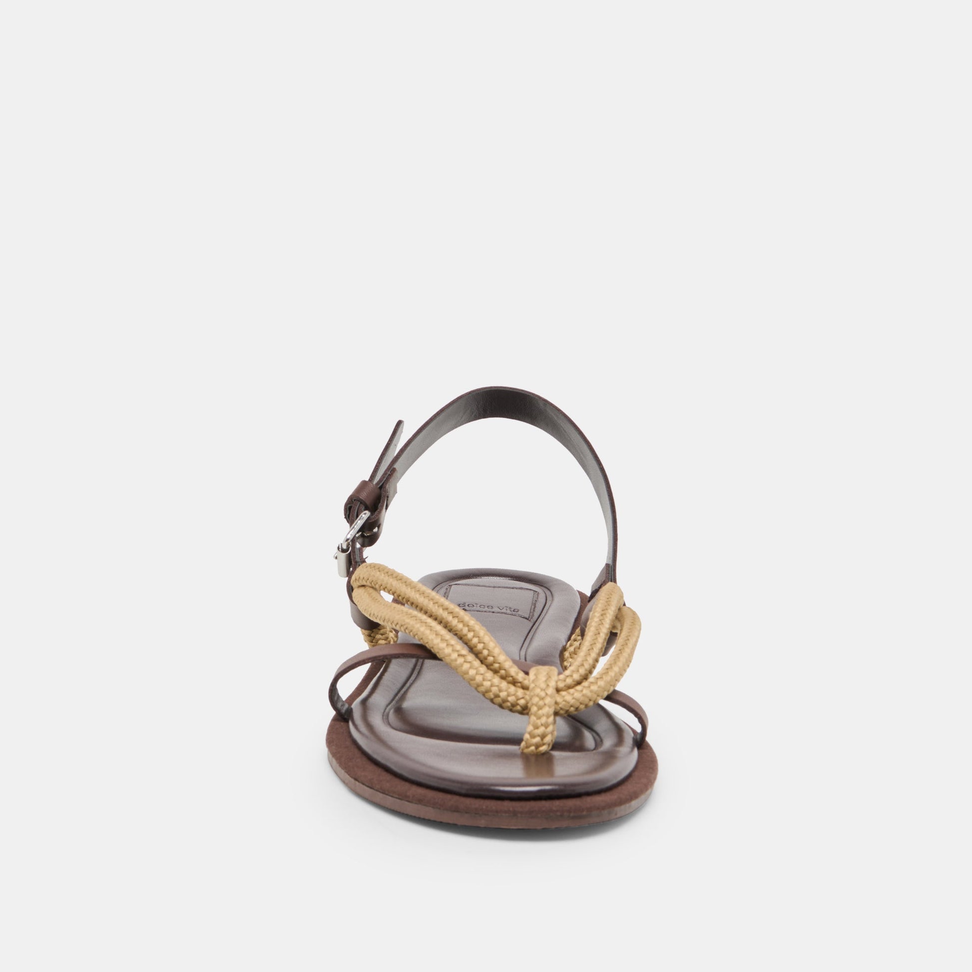 Dolce Vita Reed Dk Brown Leather Sandals