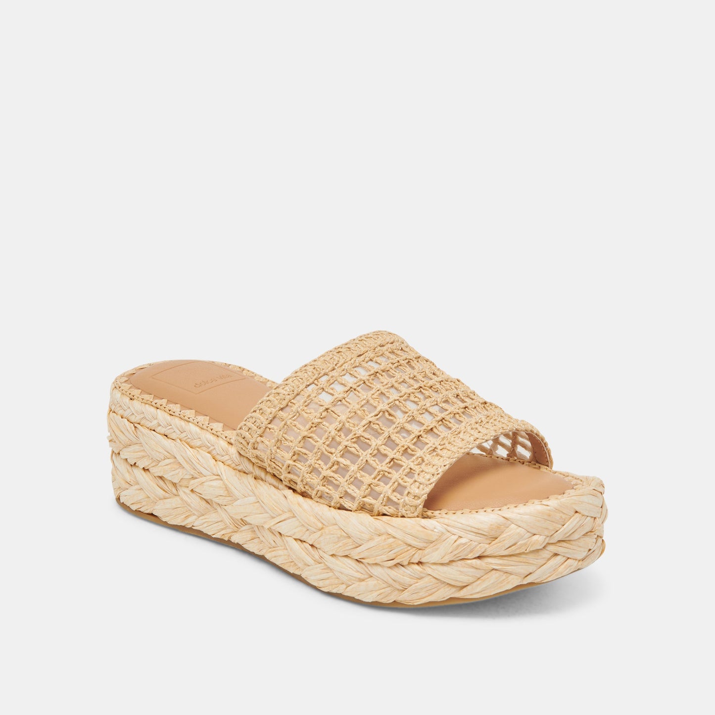Dolce Vita CHAVI MESH SANDALS NATURAL WOVEN RAFFIA
 – Dolce Vita