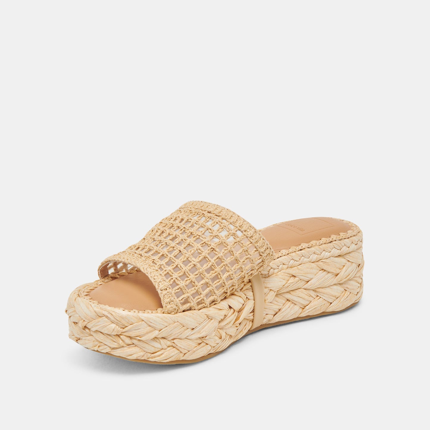 Dolce Vita CHAVI MESH SANDALS NATURAL WOVEN RAFFIA
 – Dolce Vita
