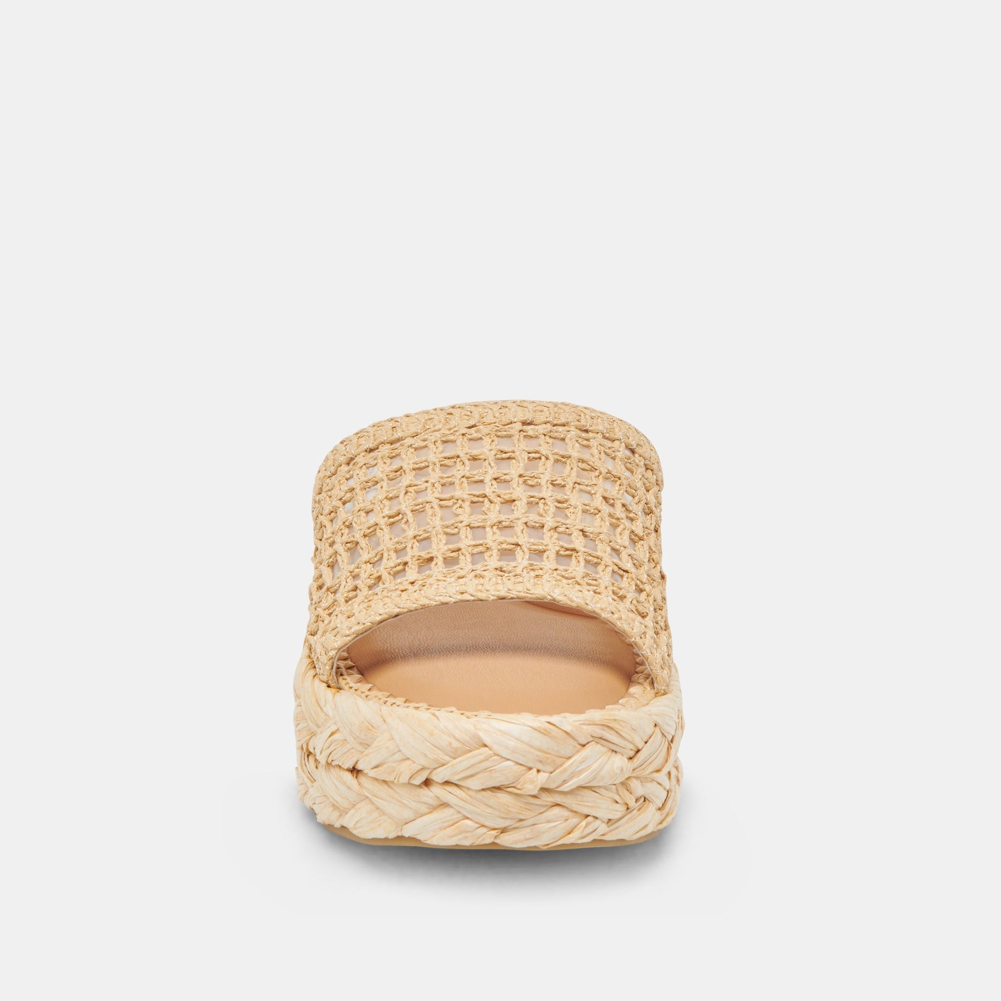 Dolce Vita CHAVI MESH SANDALS NATURAL WOVEN RAFFIA
 – Dolce Vita
