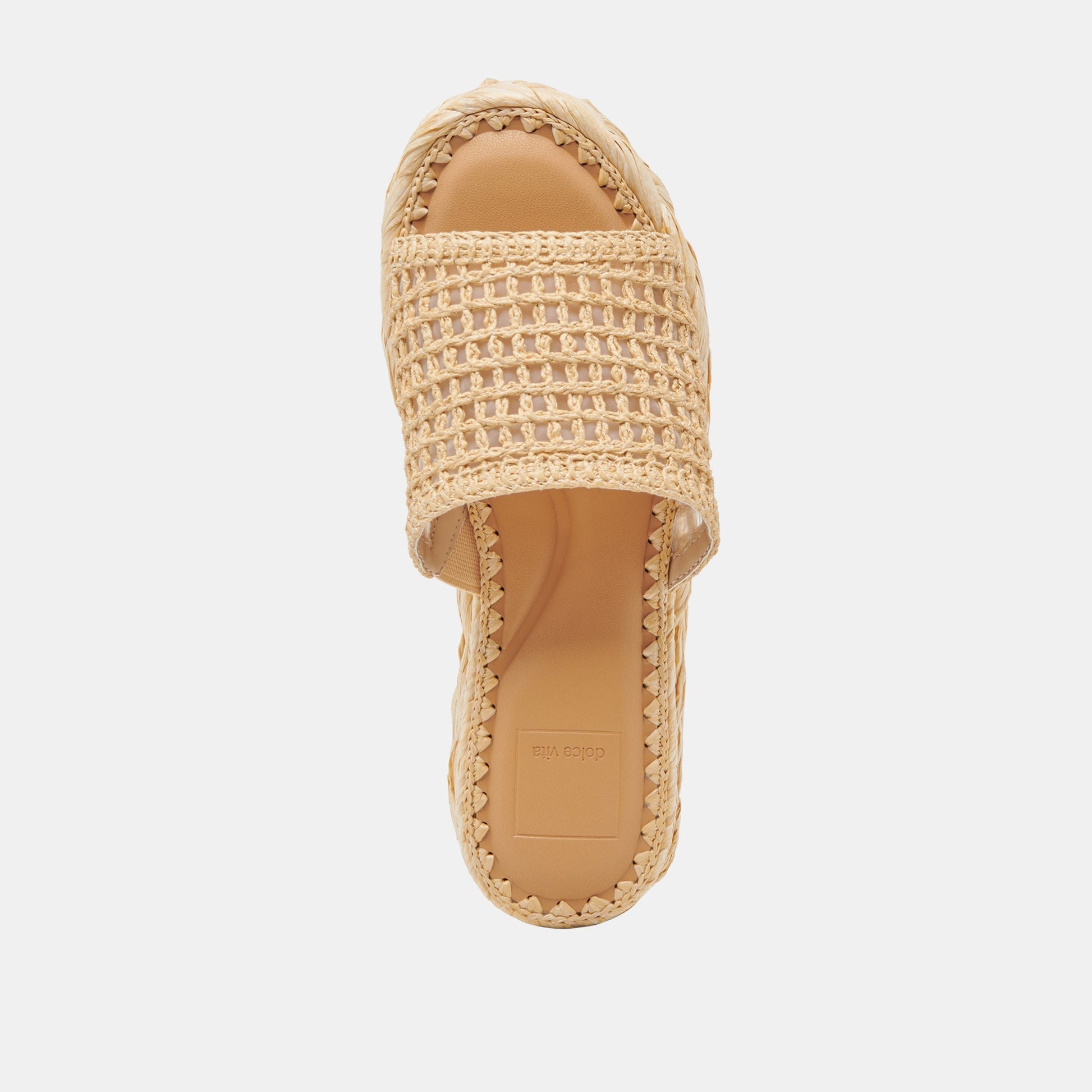 Dolce Vita CHAVI MESH SANDALS NATURAL WOVEN RAFFIA
 – Dolce Vita