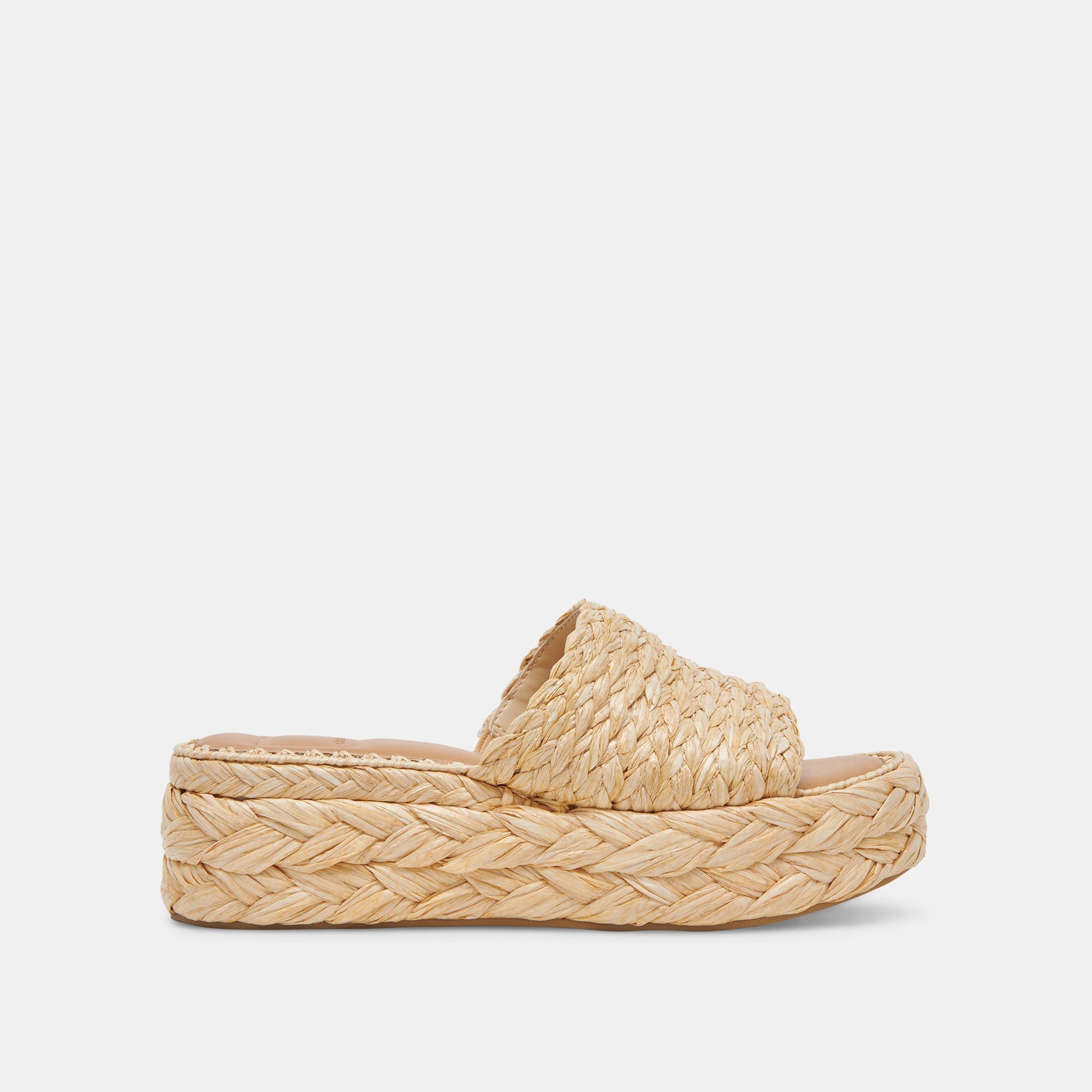 Dolce Vita Chavi Sandals in Lt. Natural Raffia - Dolce Vita Shoes