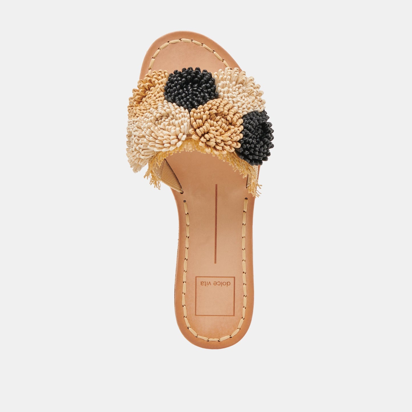 Dolce Vita DANELA SANDALS BLACK NATURAL RAFFIA
 – Dolce Vita