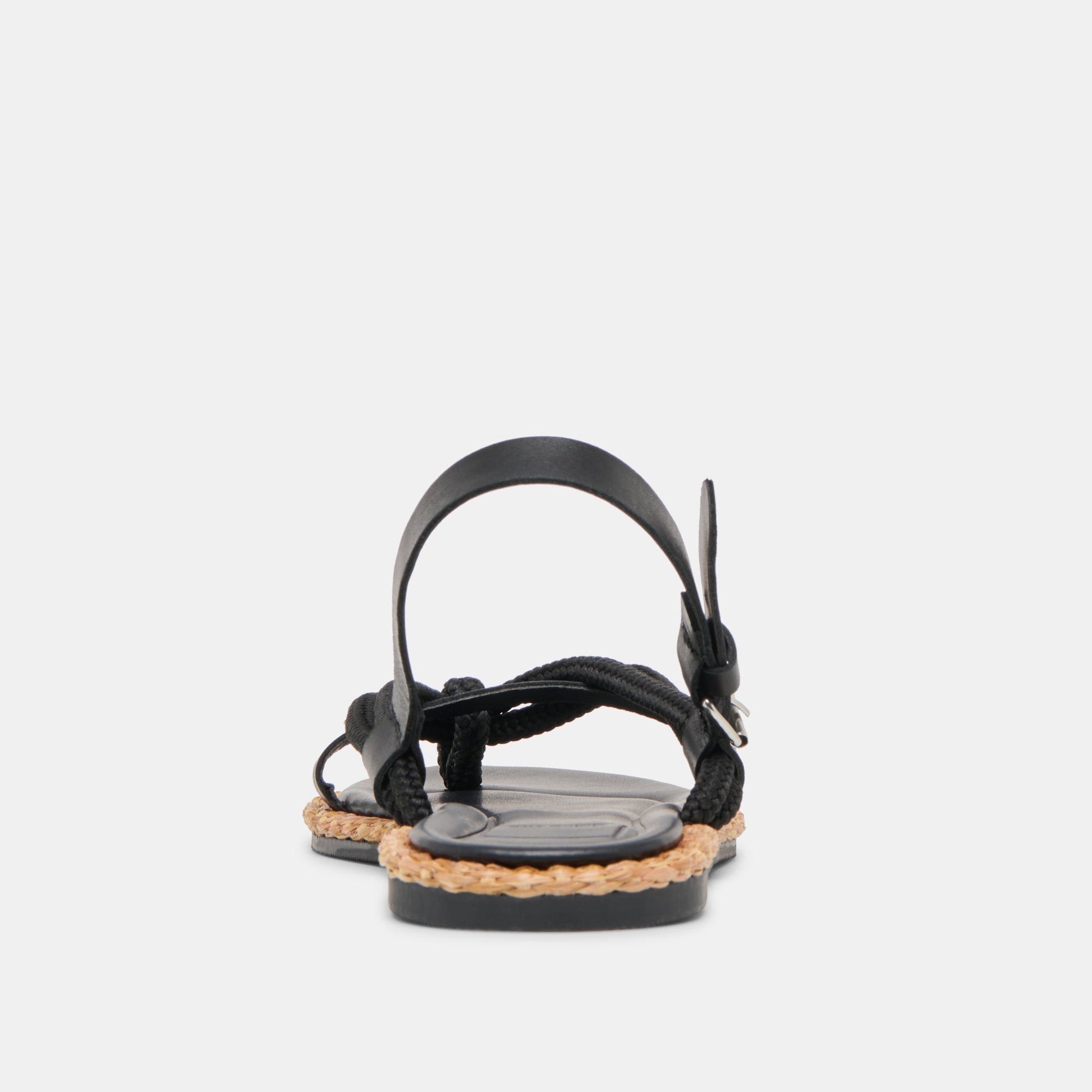 Dolce Vita Reed Black Leather Sandals