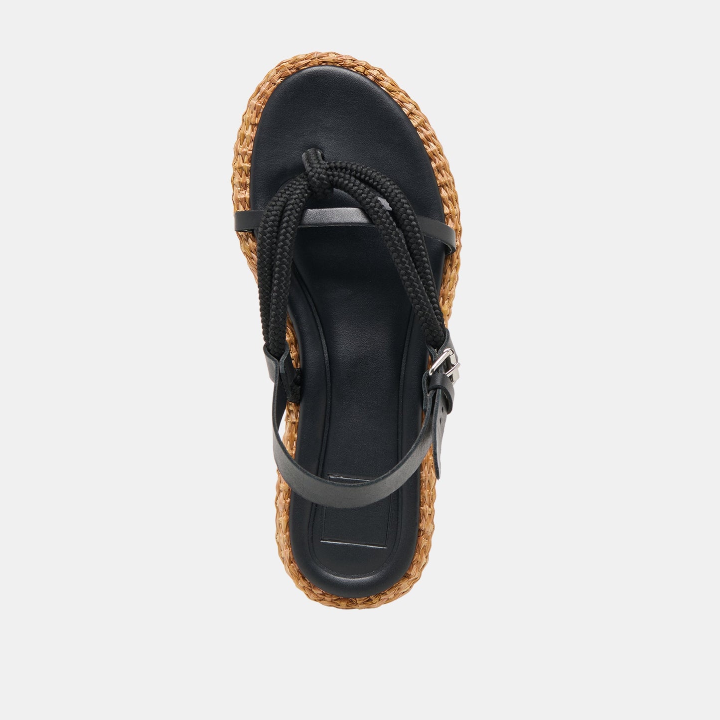 Dolce Vita Reed Black Leather Sandals