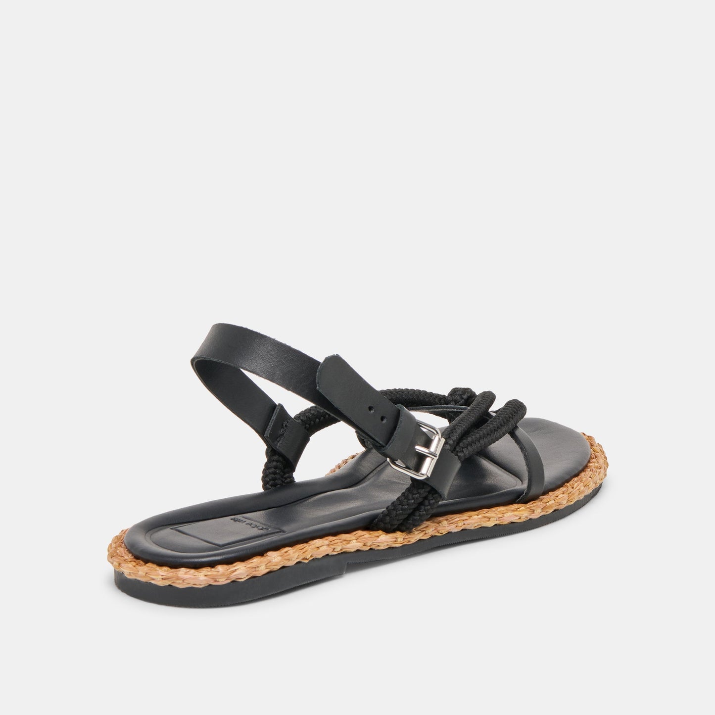 Dolce Vita Reed Black Leather Sandals
