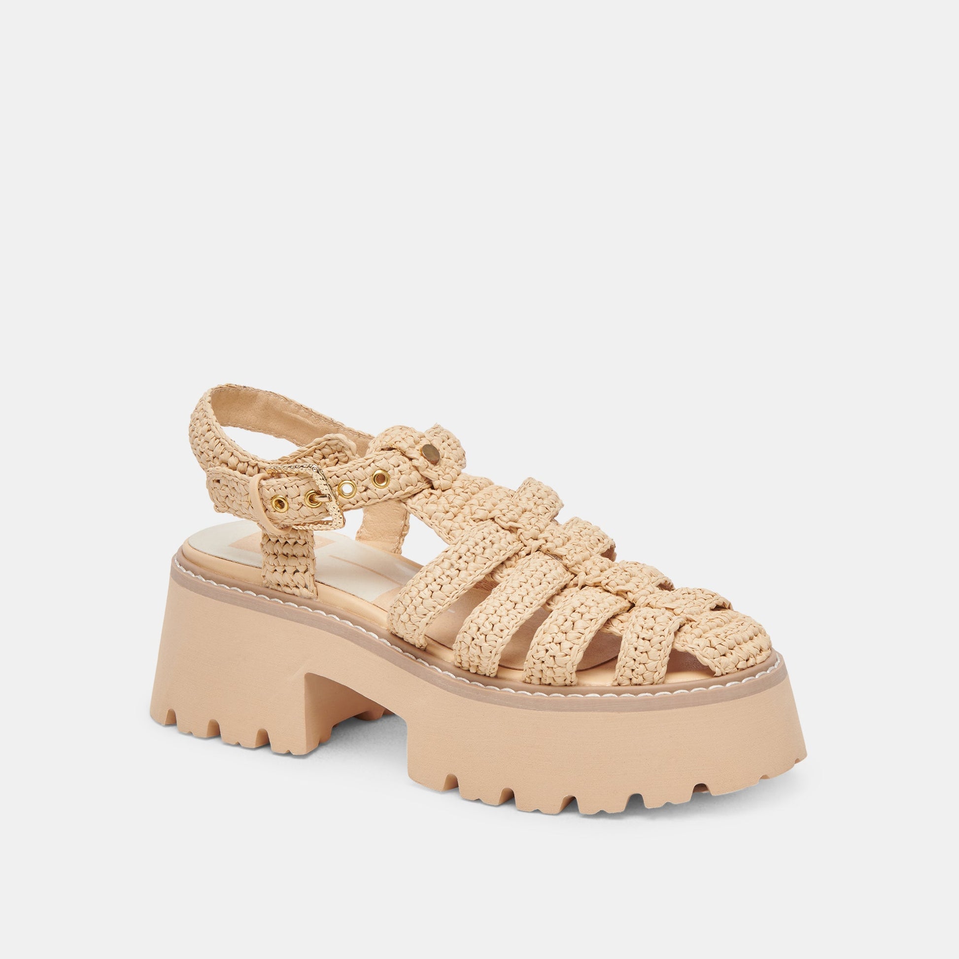 Dolce Vita LASLY SANDALS NATURAL KNIT
 – Dolce Vita