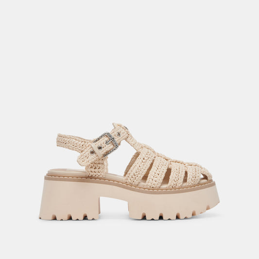 Dolce Vita LASLY SANDALS OATMEAL KNIT
 – Dolce Vita