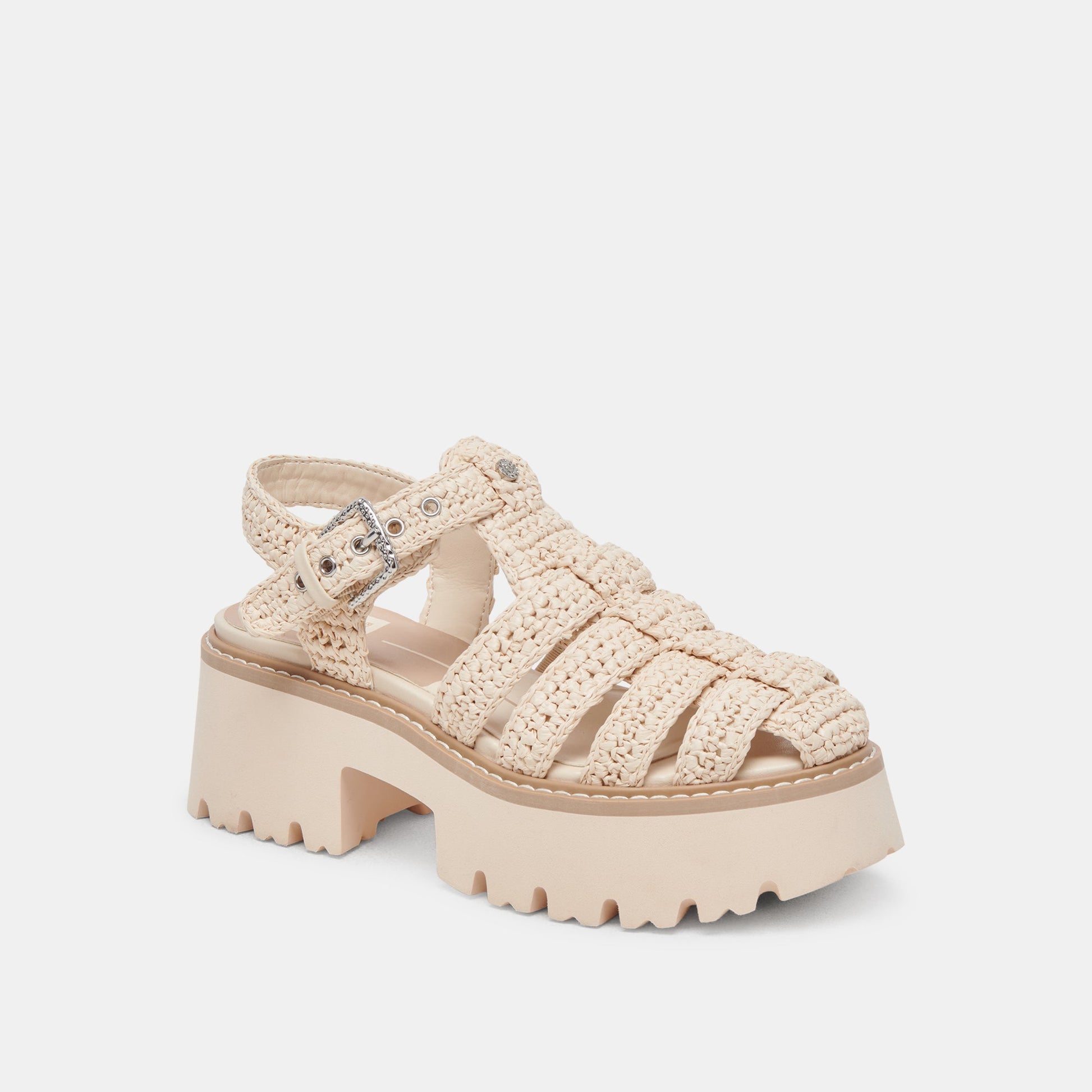 Dolce Vita LASLY SANDALS OATMEAL KNIT
 – Dolce Vita