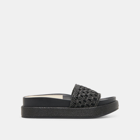 Dolce Vita SIDONA SANDALS ONYX RAFFIA
 – Dolce Vita