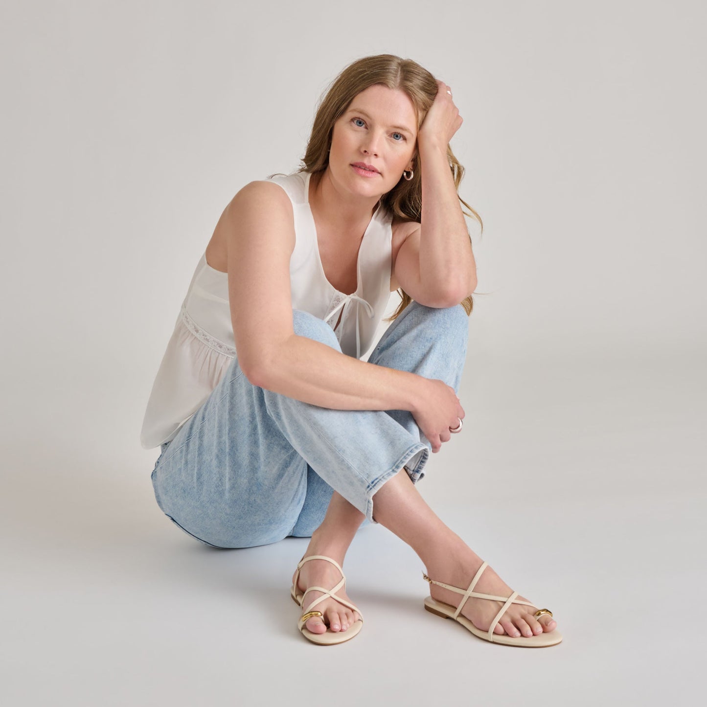 Dolce Vita KESHA SANDALS BONE LEATHER
 – Dolce Vita