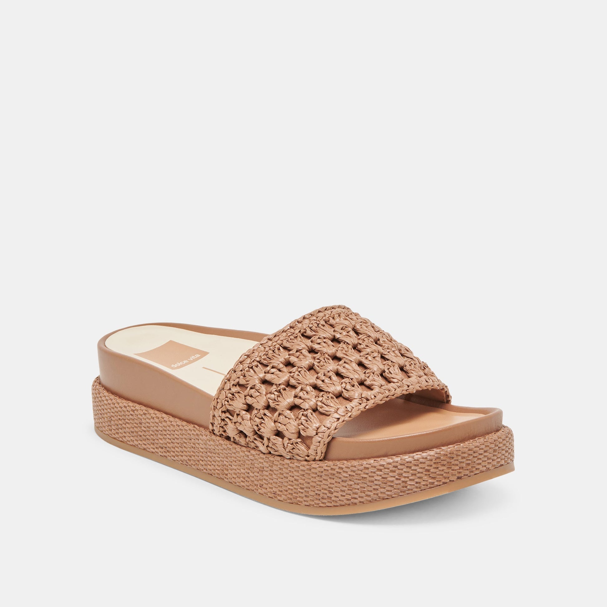 Dolce Vita SIDONA SANDALS BROWN RAFFIA
 – Dolce Vita