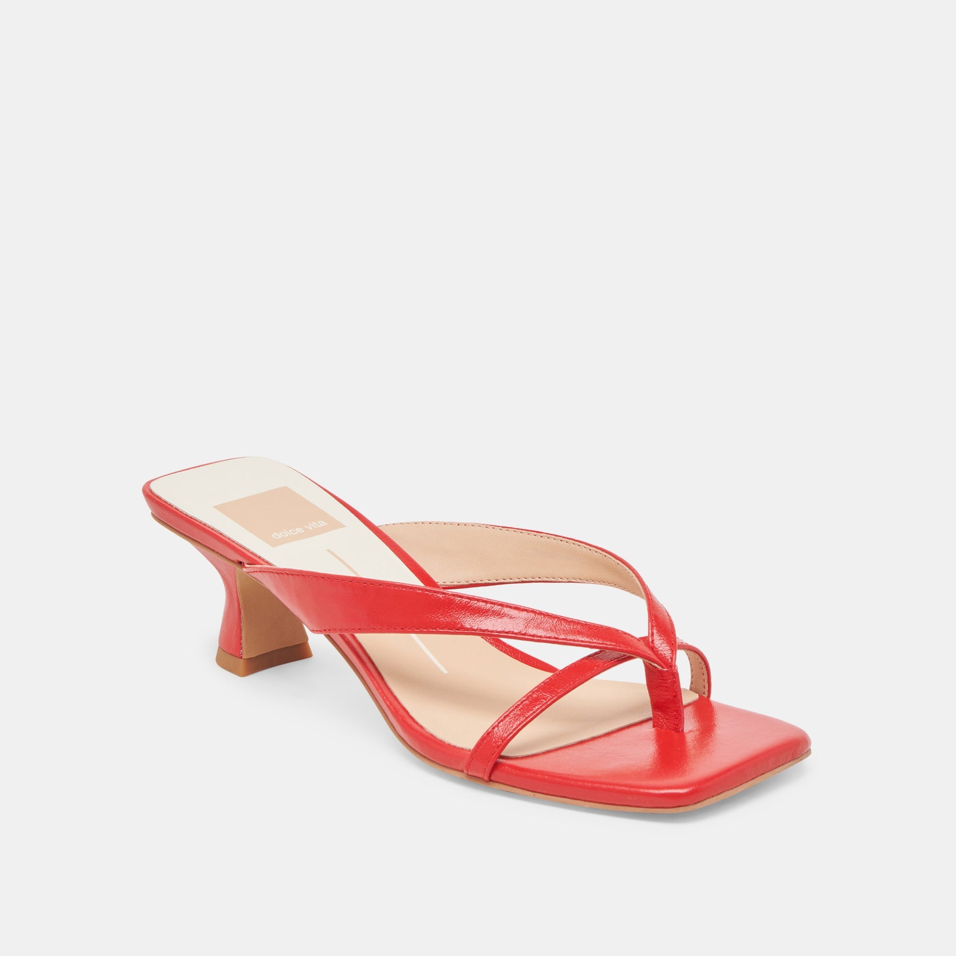 Dolce Vita BREVEL WIDE HEELS CHILI LEATHER
 – Dolce Vita