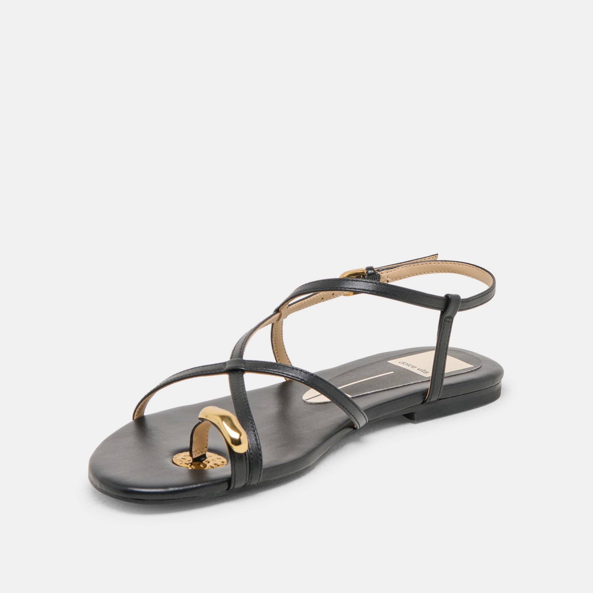 Dolce Vita KESHA SANDALS BLACK LEATHER
 – Dolce Vita