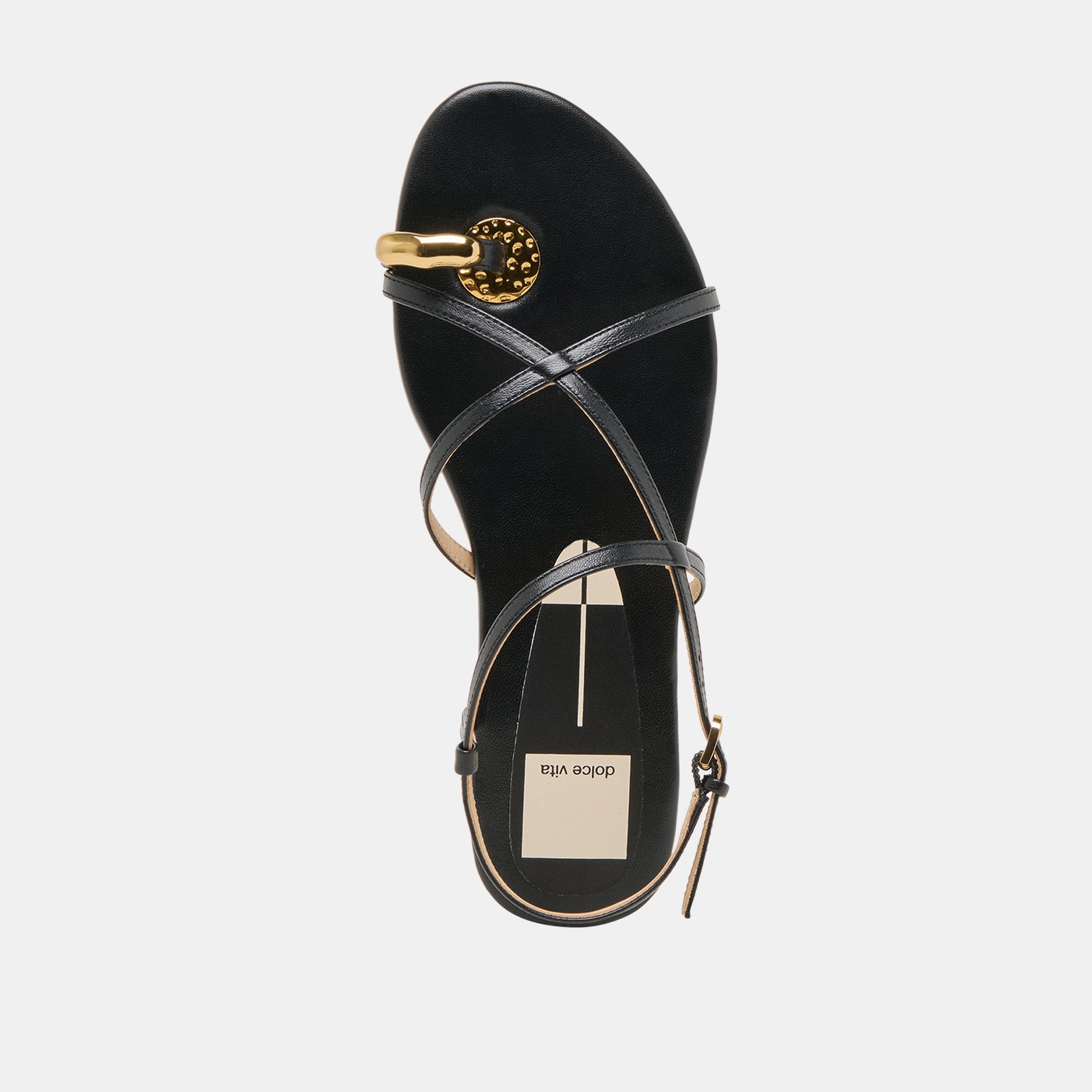 Dolce Vita KESHA SANDALS BLACK LEATHER
 – Dolce Vita