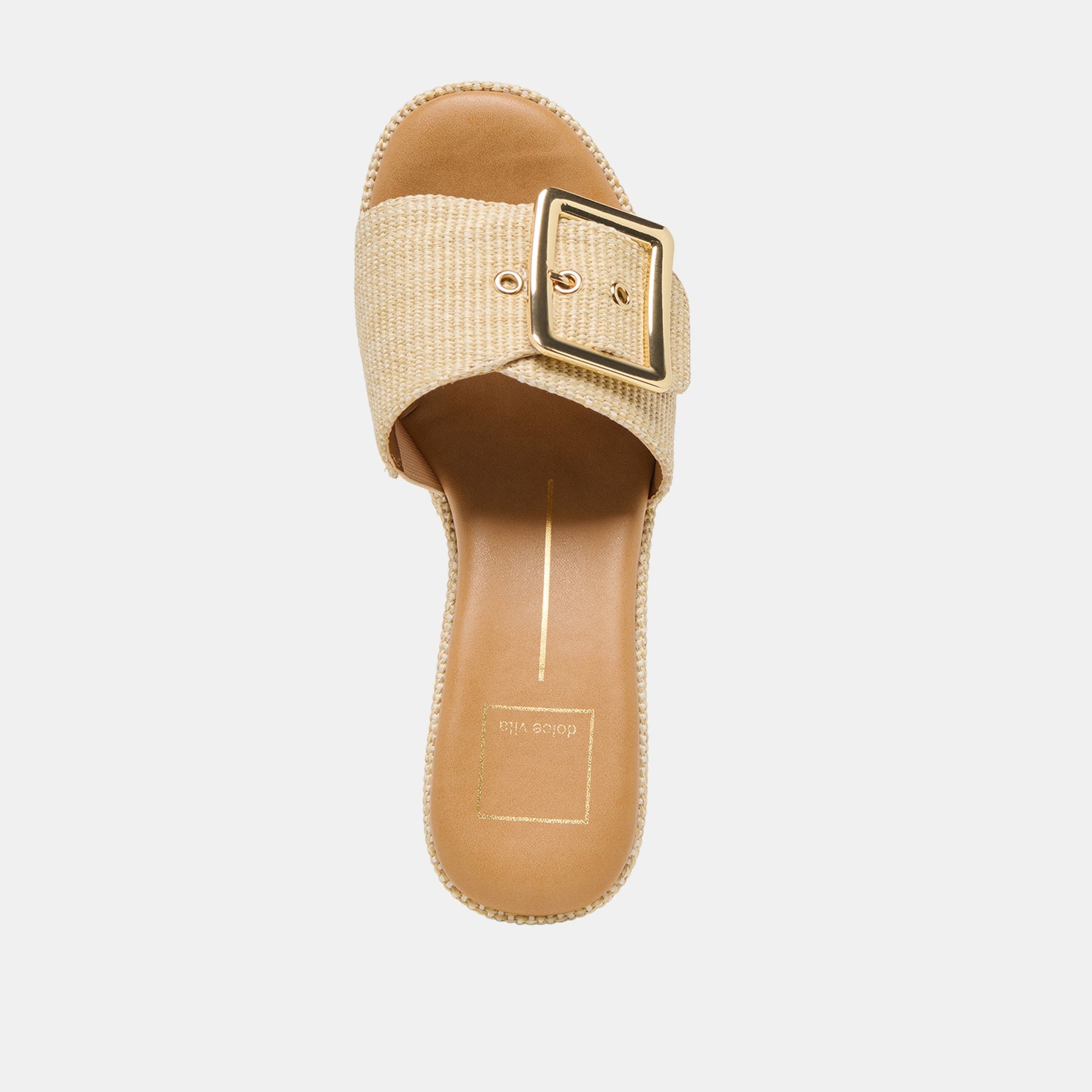 Dolce Vita Jilian Lt Natural Raffia Wedges