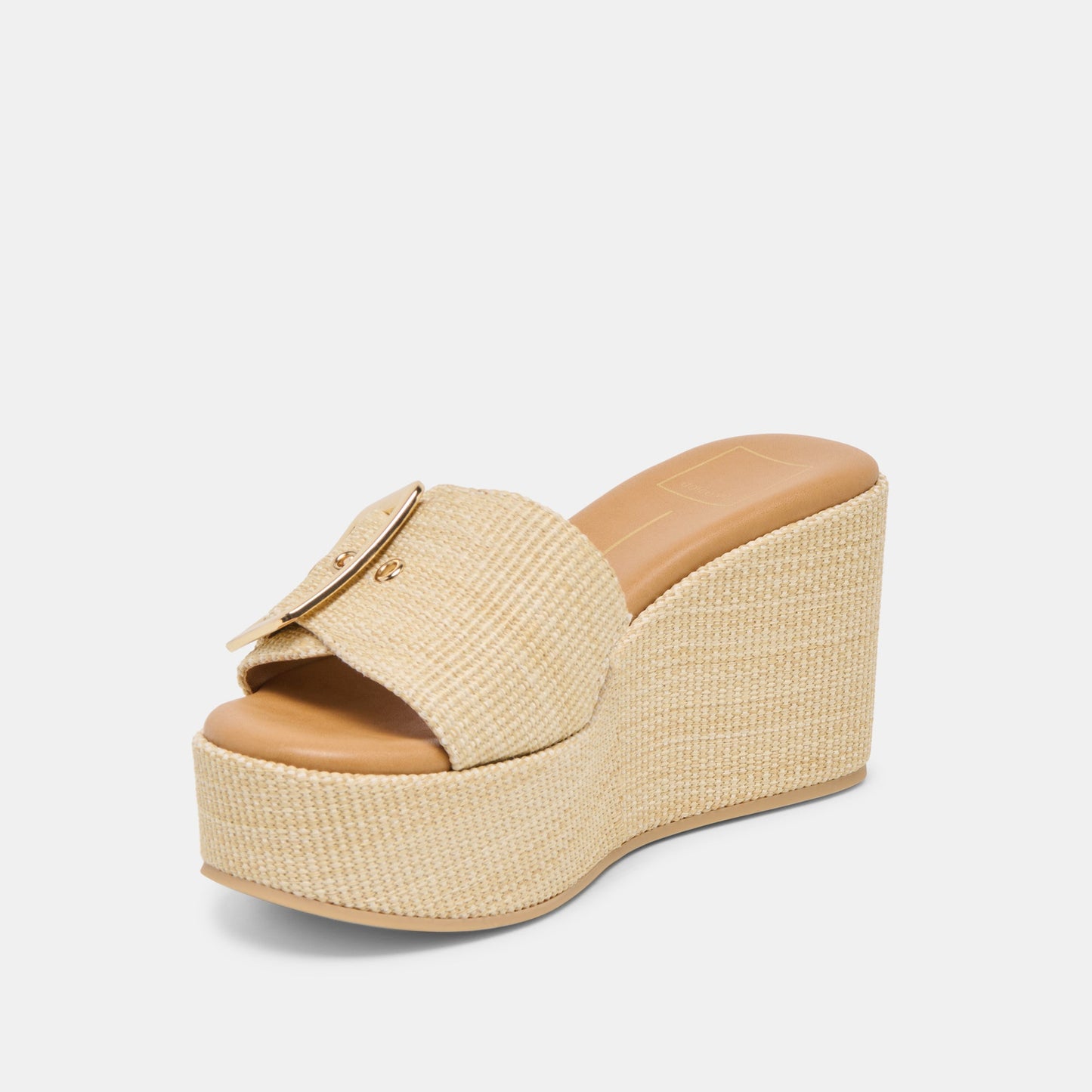 Dolce Vita Jilian Lt Natural Raffia Wedges