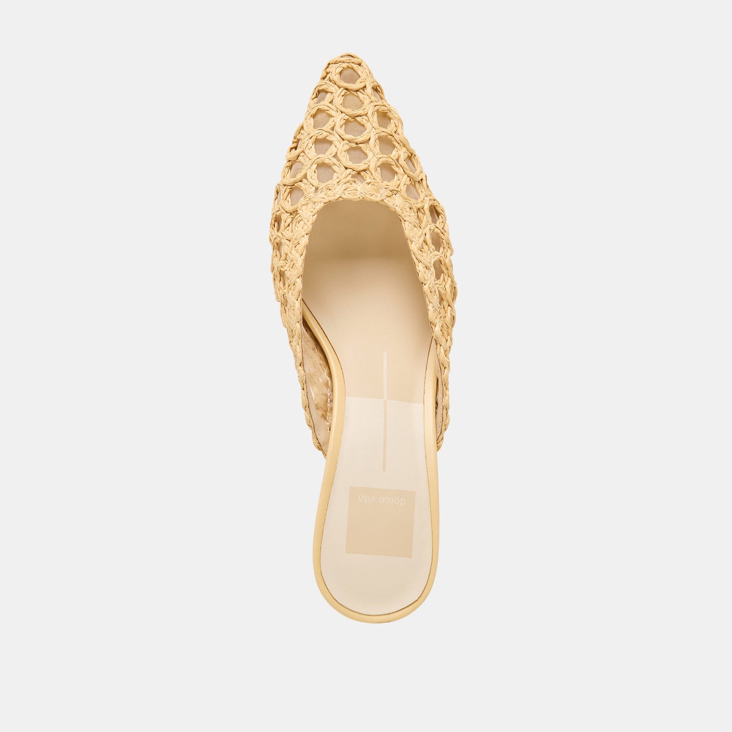 Dolce Vita Cleo Loop Natural Raffia Heels