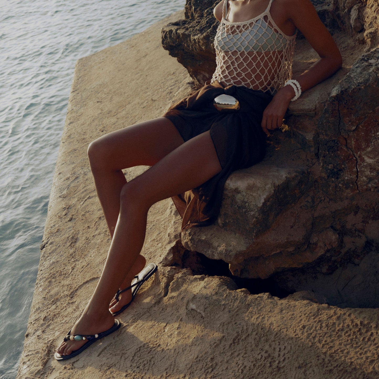 Dolce Vita Cely Dk Brown Leather Sandals