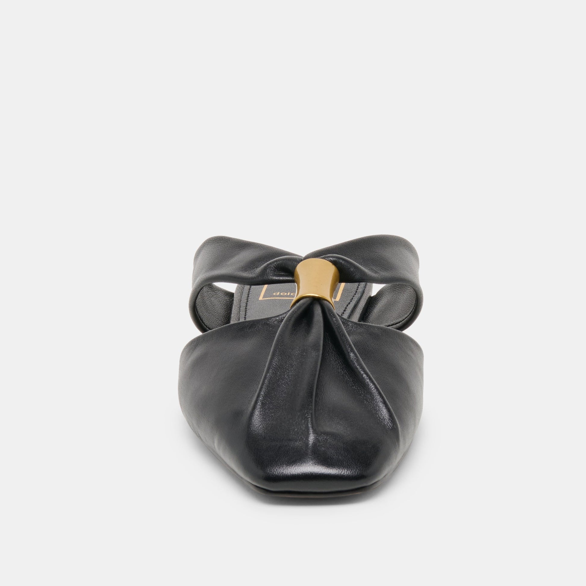 Dolce Vita Franey Black Leather Flats