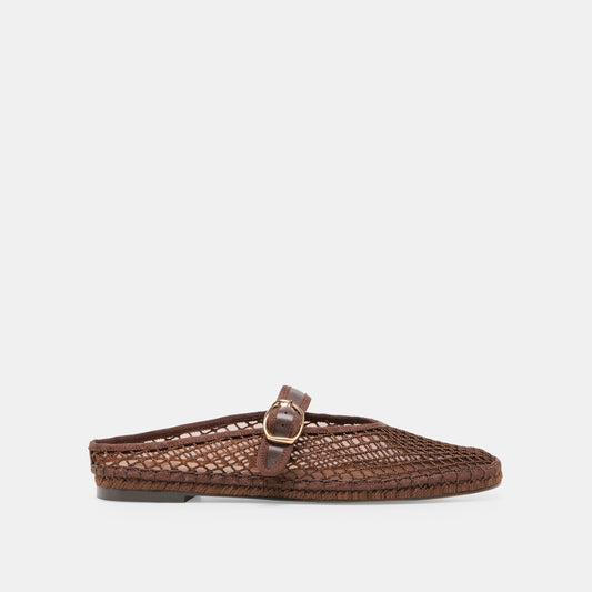 Dolce Vita Milie Chocolate Woven Mesh Flats