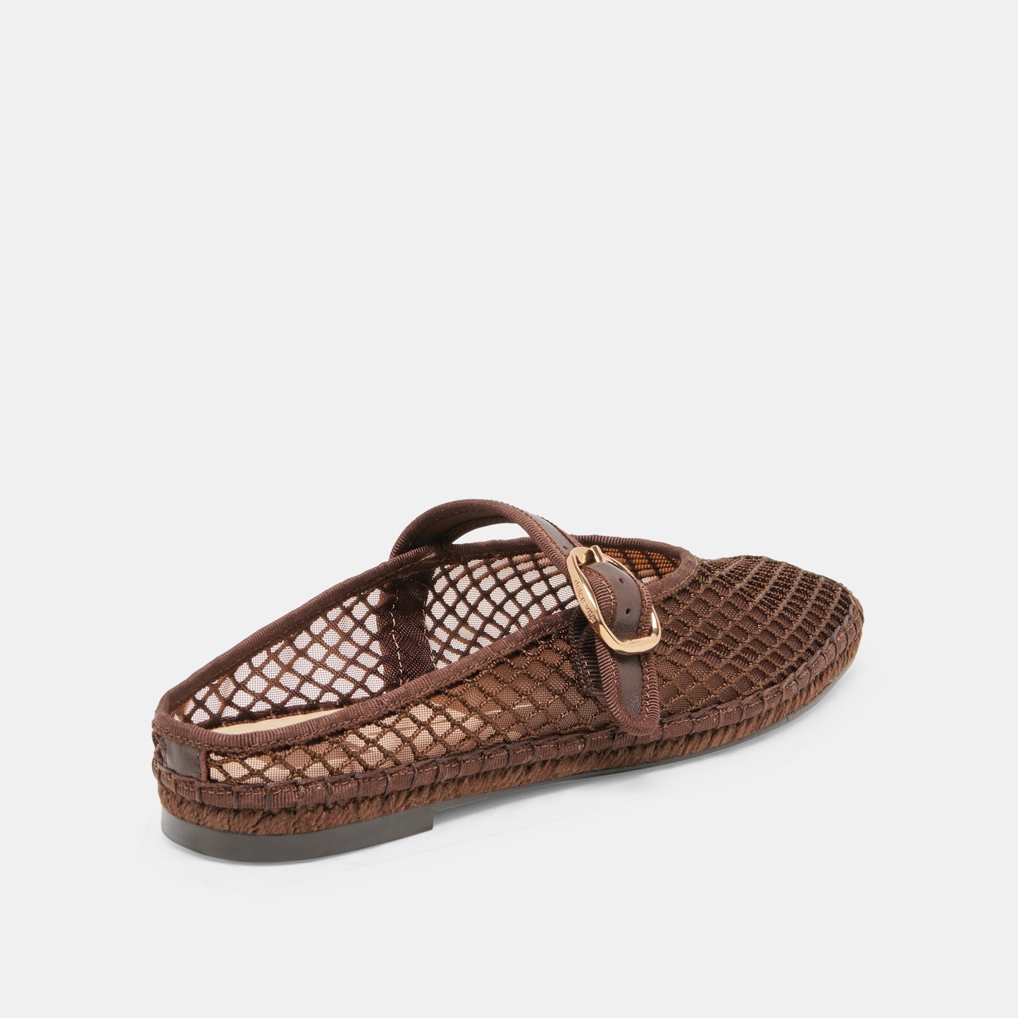 Dolce Vita Milie Chocolate Woven Mesh Flats
