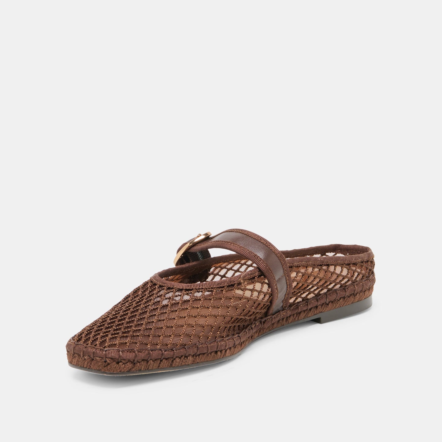 Dolce Vita Milie Chocolate Woven Mesh Flats