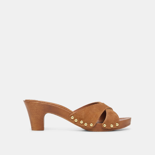 Dolce Vita Averie Brown Nubuck Heels
