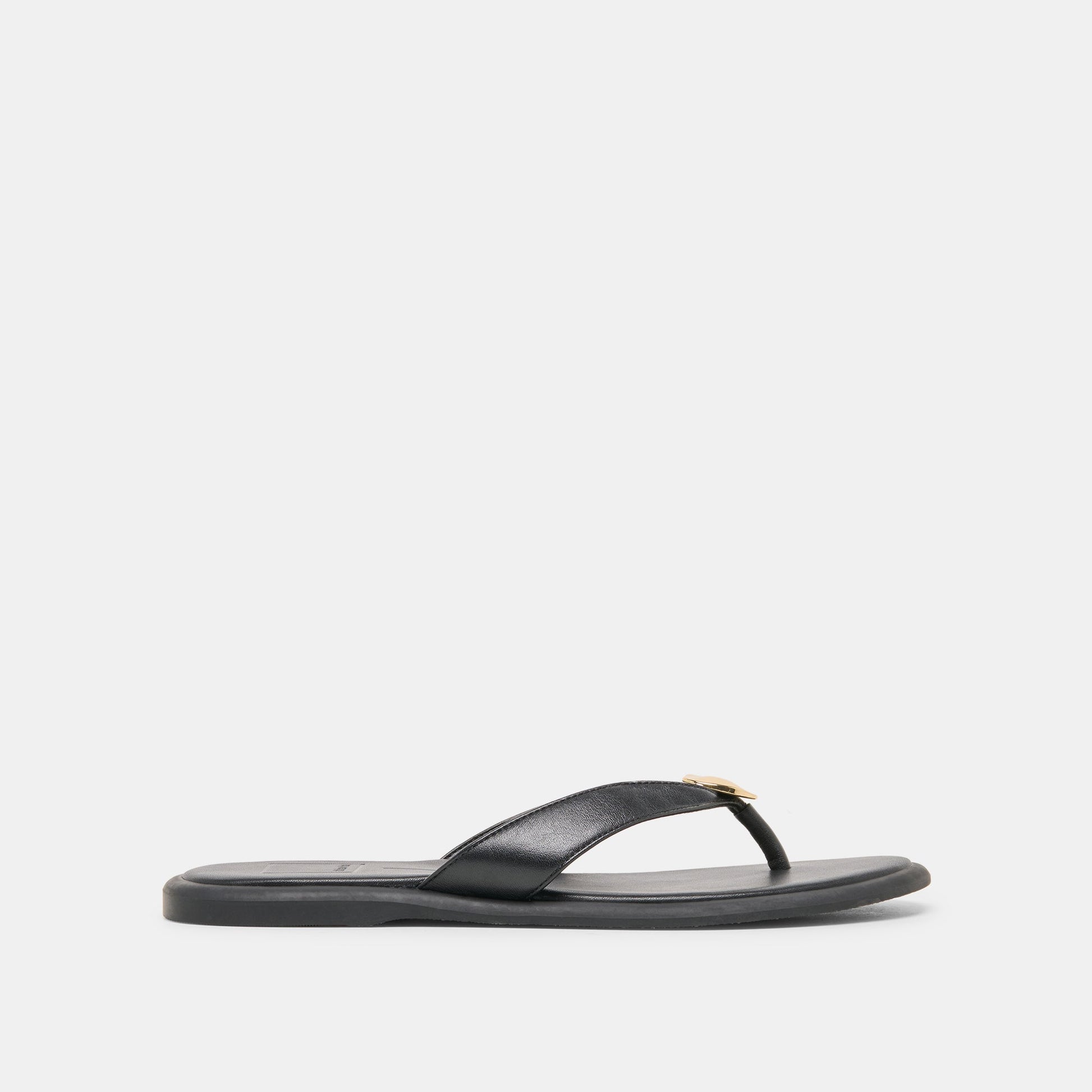 Dolce Vita Jaina Black Leather Sandals