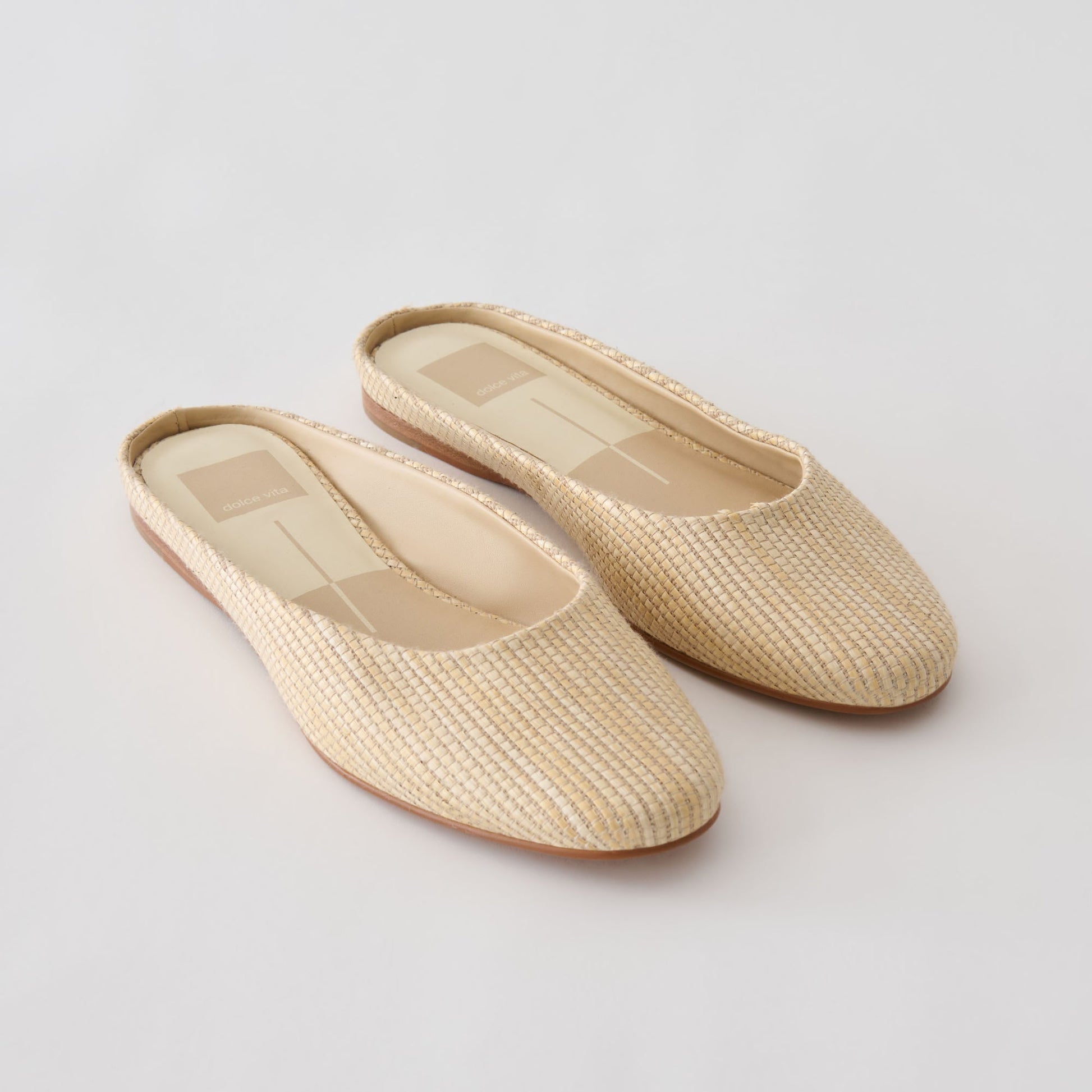 Dolce Vita Eila Lt Natural Raffia Flats