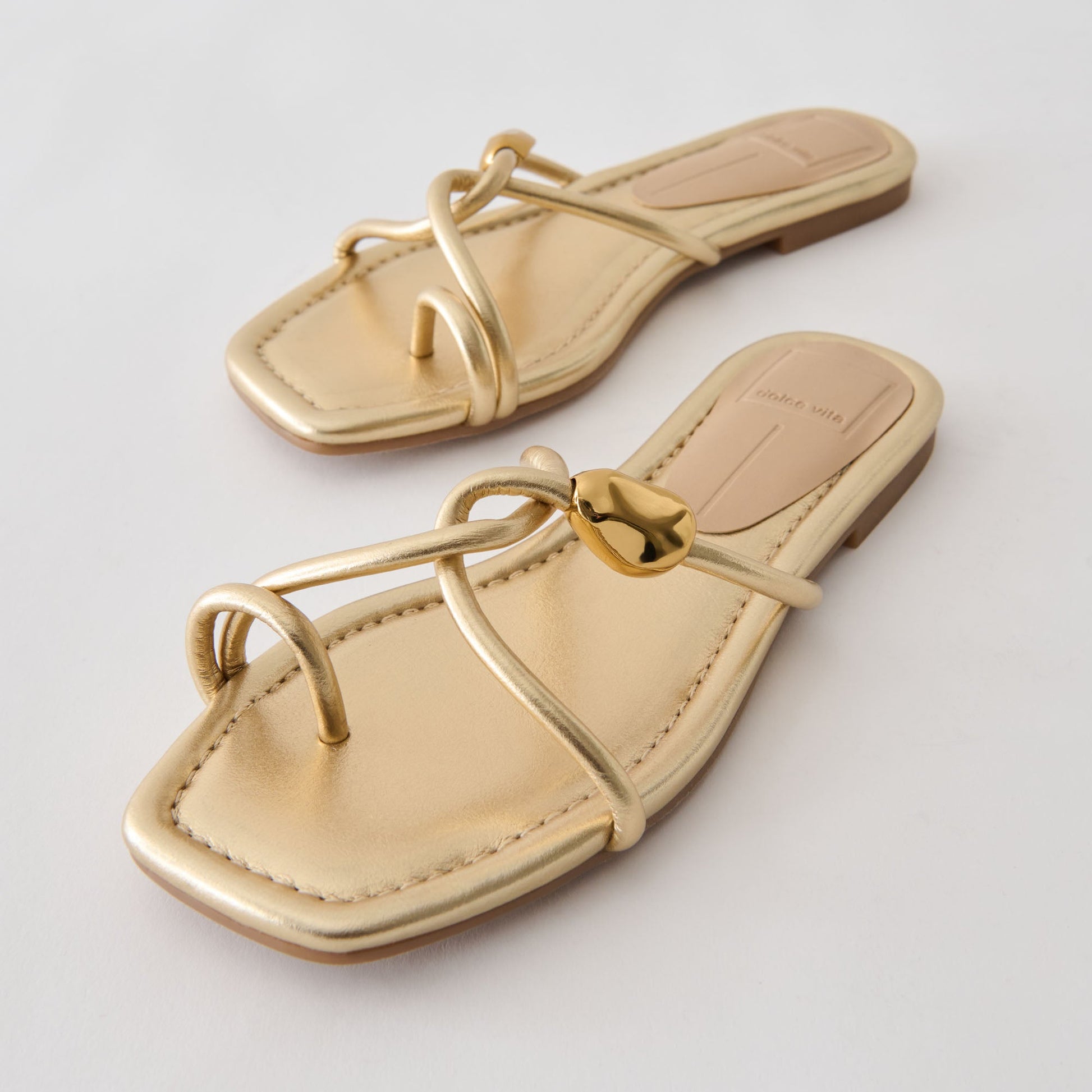 Dolce Vita Louiz Gold Stella Sandals