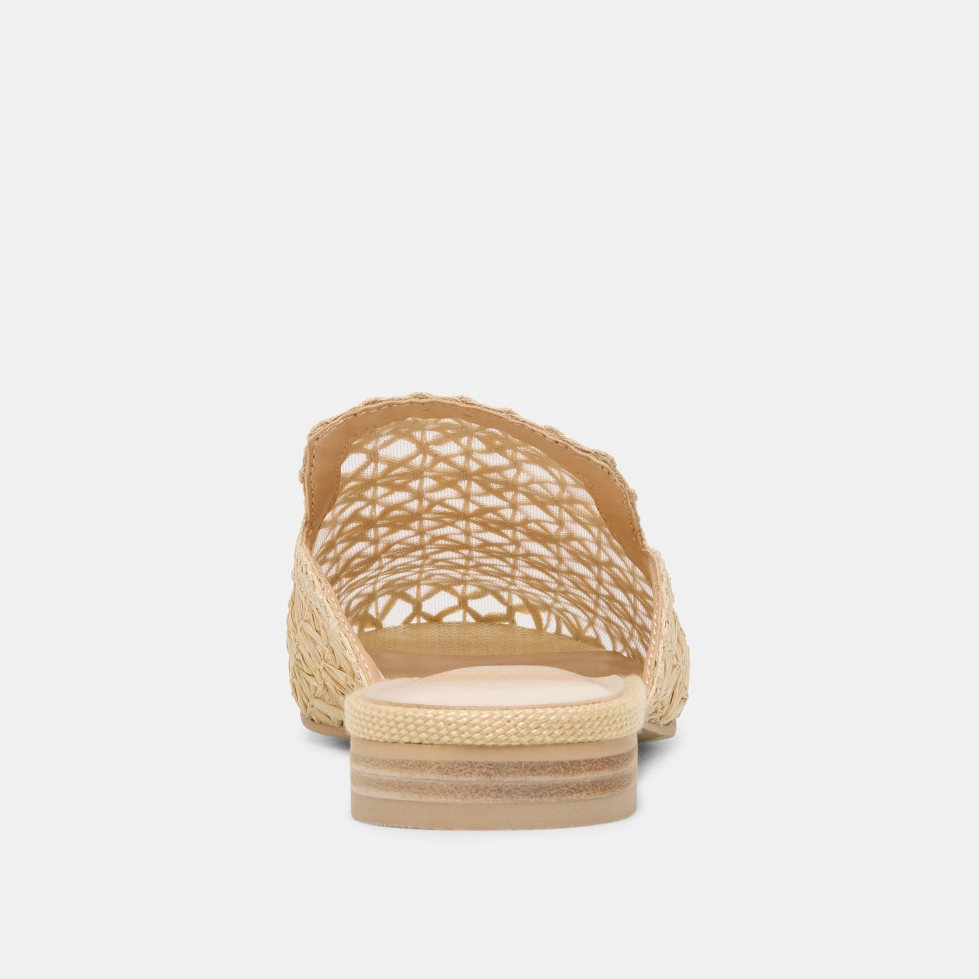 Dolce Vita Kirt Lt Natural Cross Hatch Raffia Flats