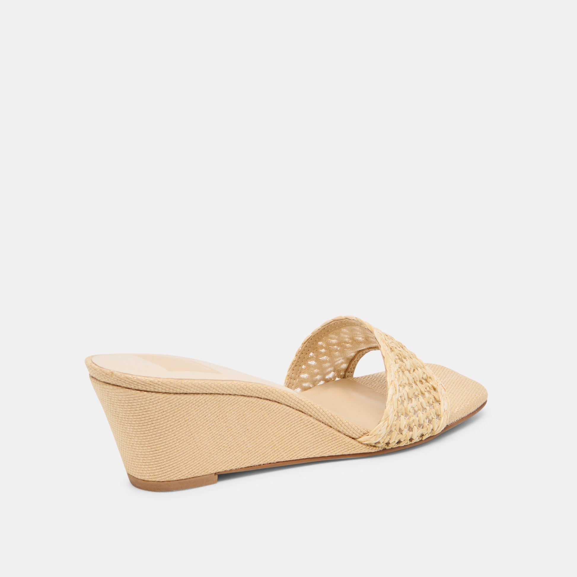 Dolce Vita Qaily Lt Natural Raffia Wedges