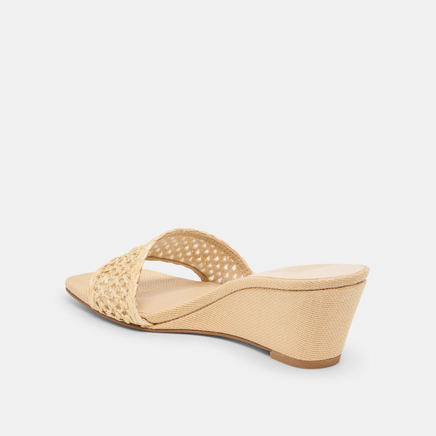Dolce Vita Qaily Lt Natural Raffia Wedges