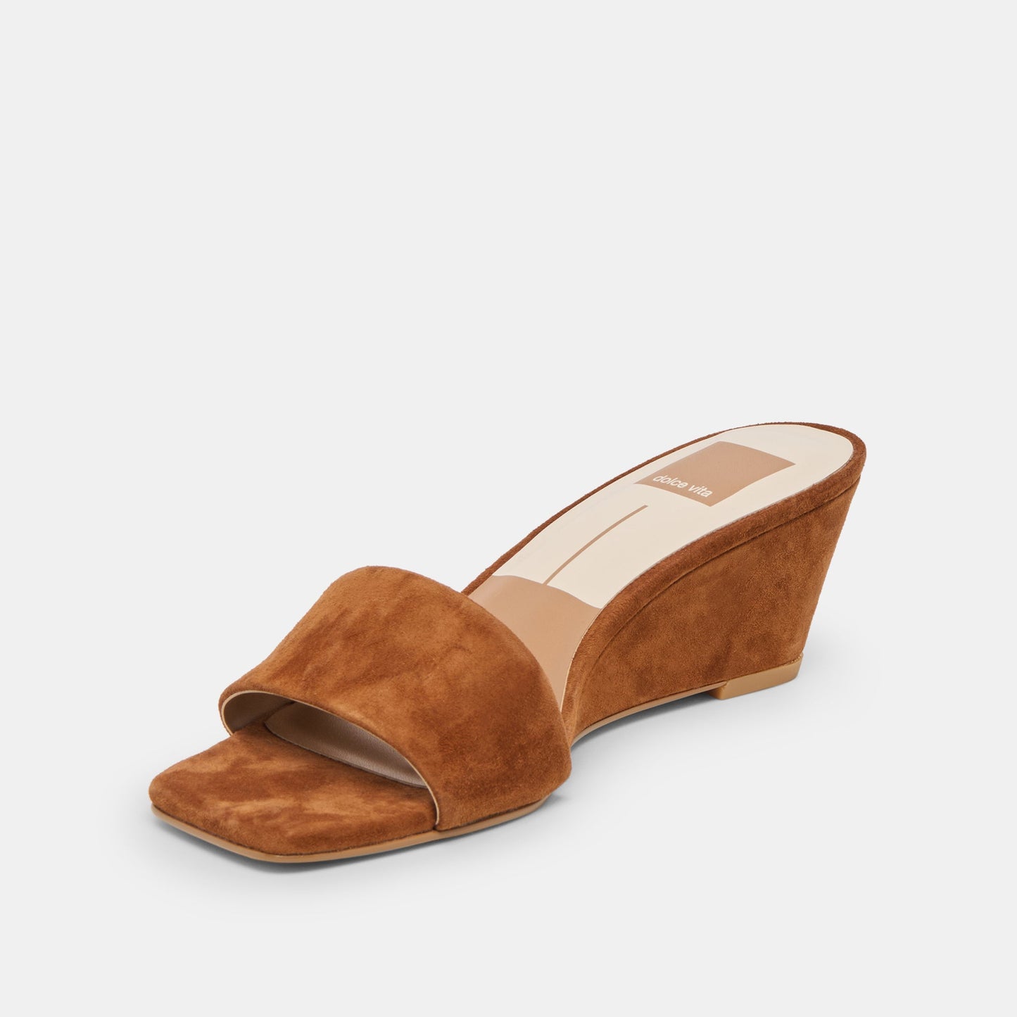 Dolce Vita Qaily Brown Suede Wedges