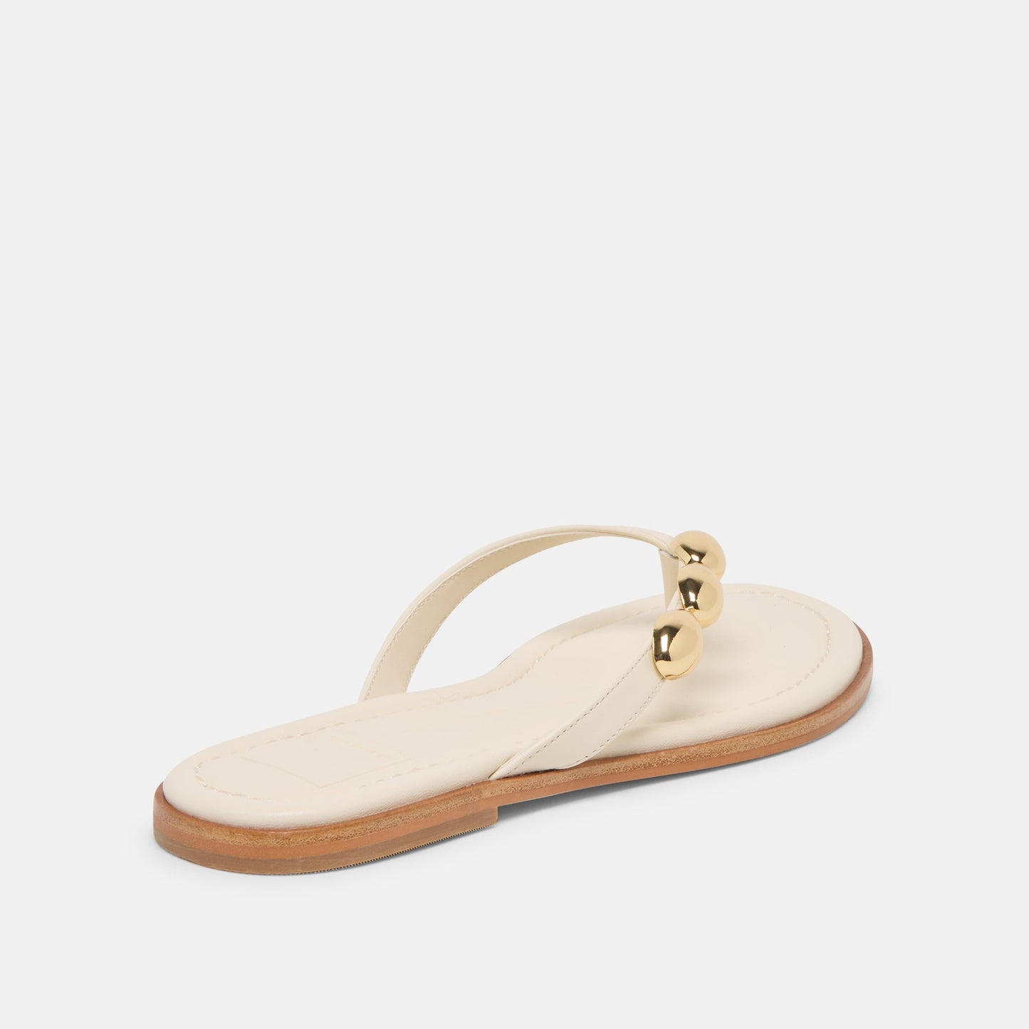 Dolce Vita Juny Off White Leather Sandals